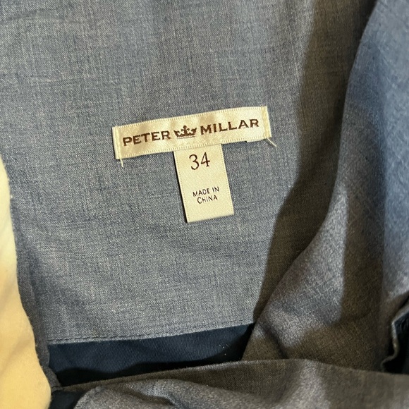 Peter Millar men's navy geo shorts size 34 - Picture 3 of 5